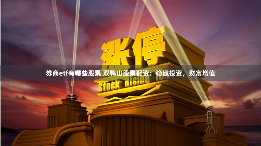 券商etf有哪些股票 双鸭山股票配资：稳健投资，财富增值